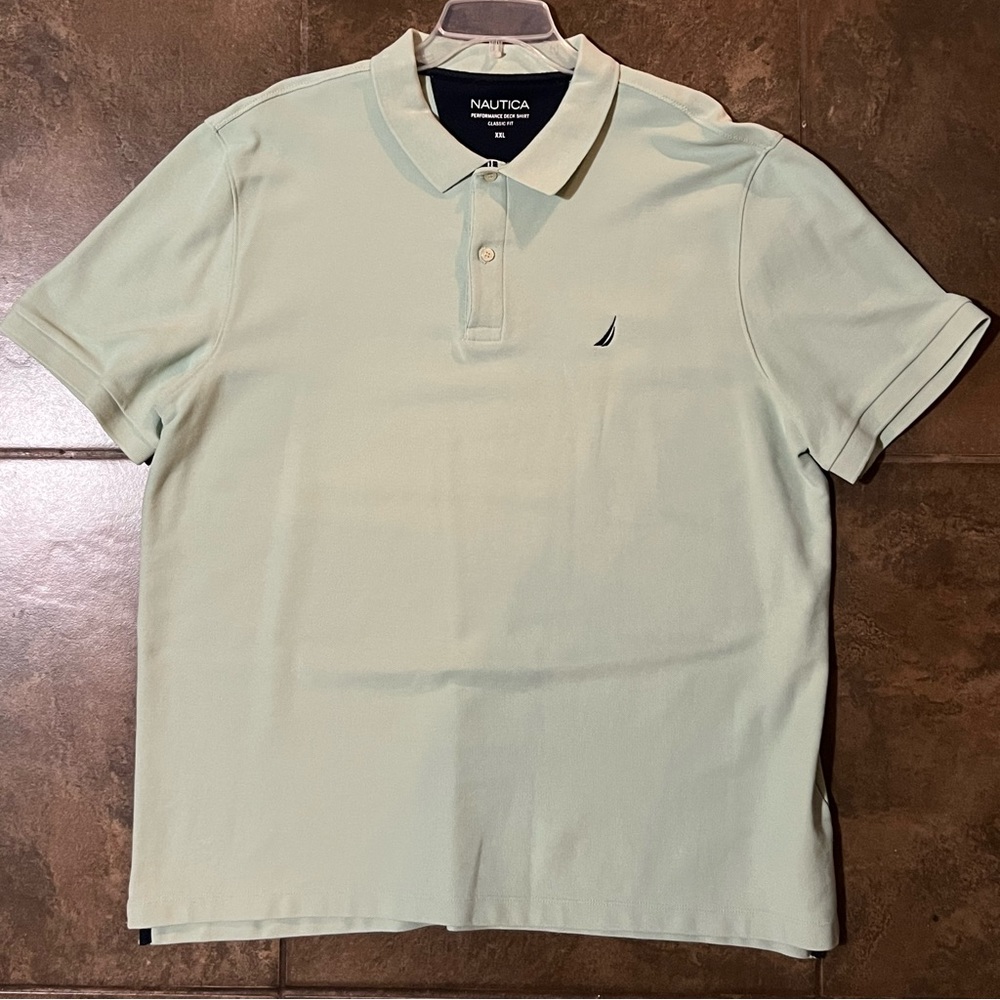 Men’s Nautica Classic Fit Polo Shirt XXL Green